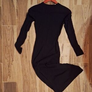H&M Classic Black Long Sleeve Dress